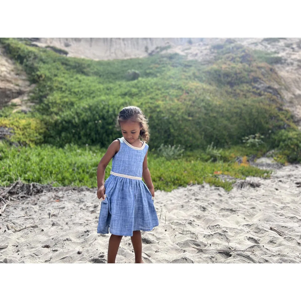 Vignette Chambray Nina Dress