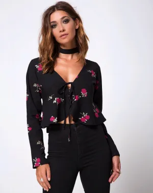 Vine Top in Grunge Rose