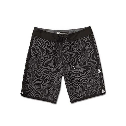 Volcom Boys' Mod Tech Boardshorts - Mixer Black