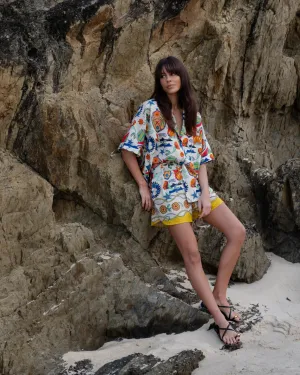 Walnut - Mermaids Paradise Riviera Shorts