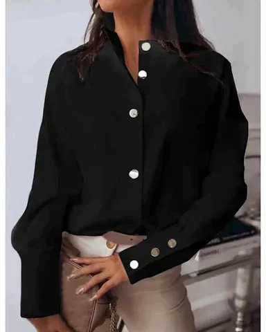 Weronika Blouse | Long Sleeve Knot Blouse