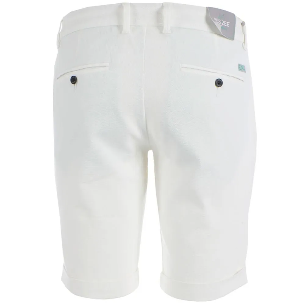 White Cotton Short