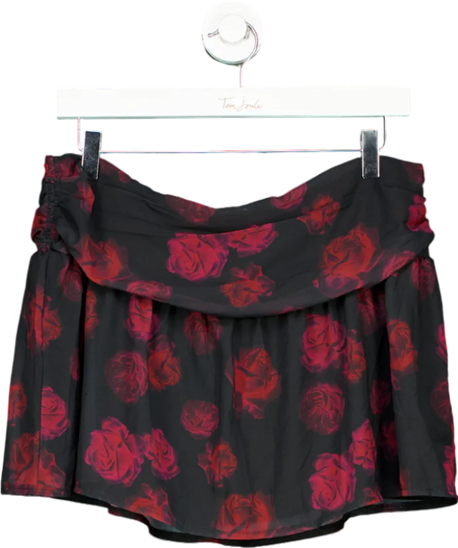 White Fox Red Twice Shy Mini Skirt UK L