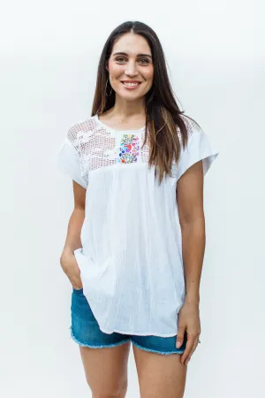 White Franco Blouse