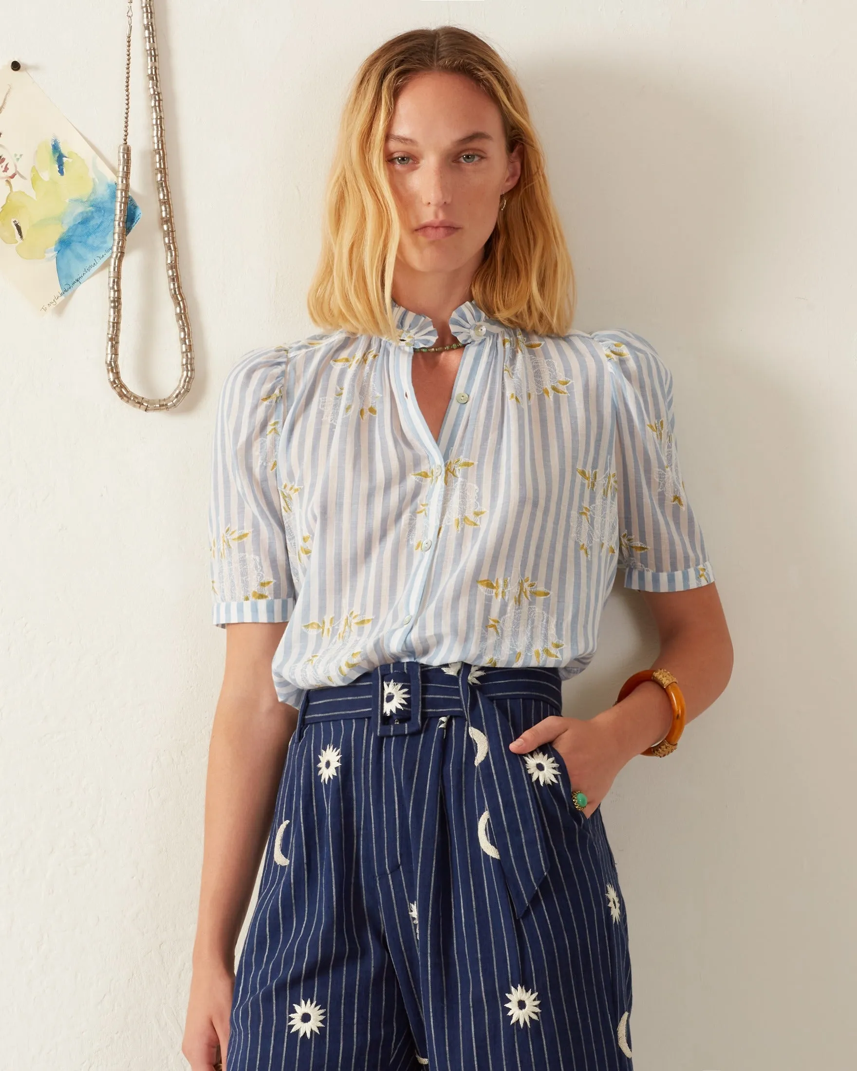 Winnie Magnolia Stripe Shirt