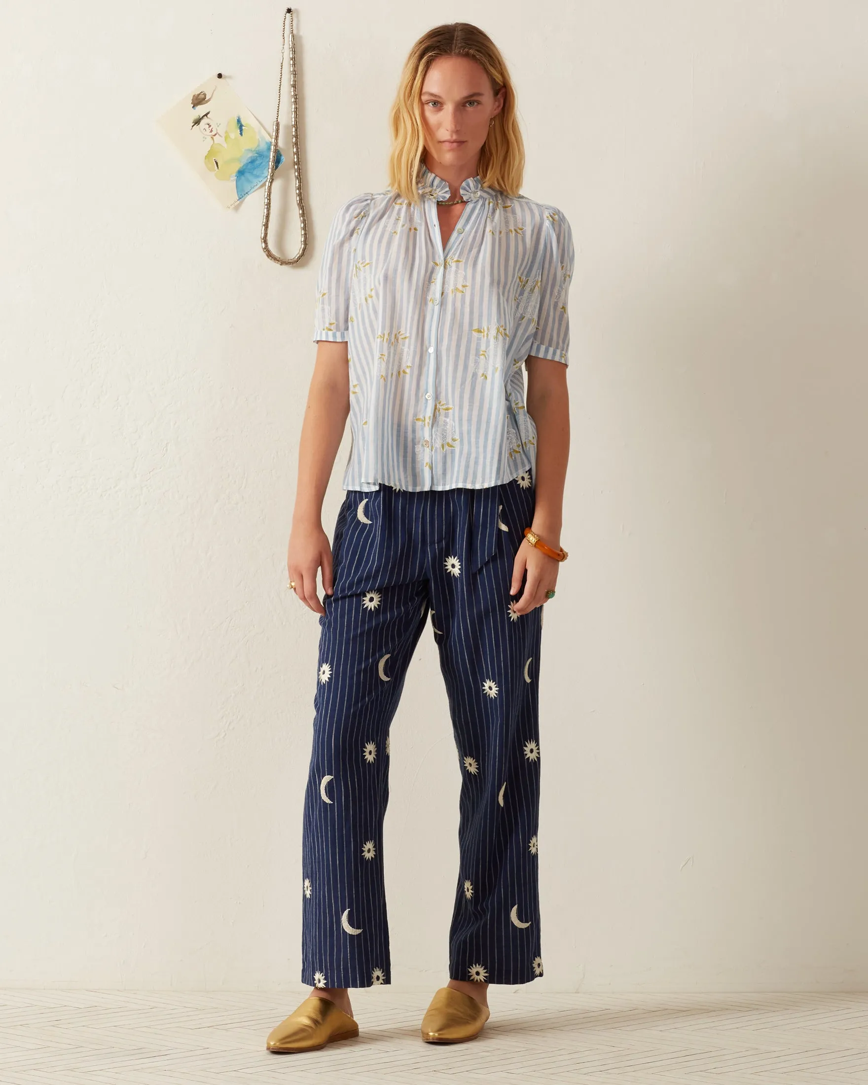 Winnie Magnolia Stripe Shirt
