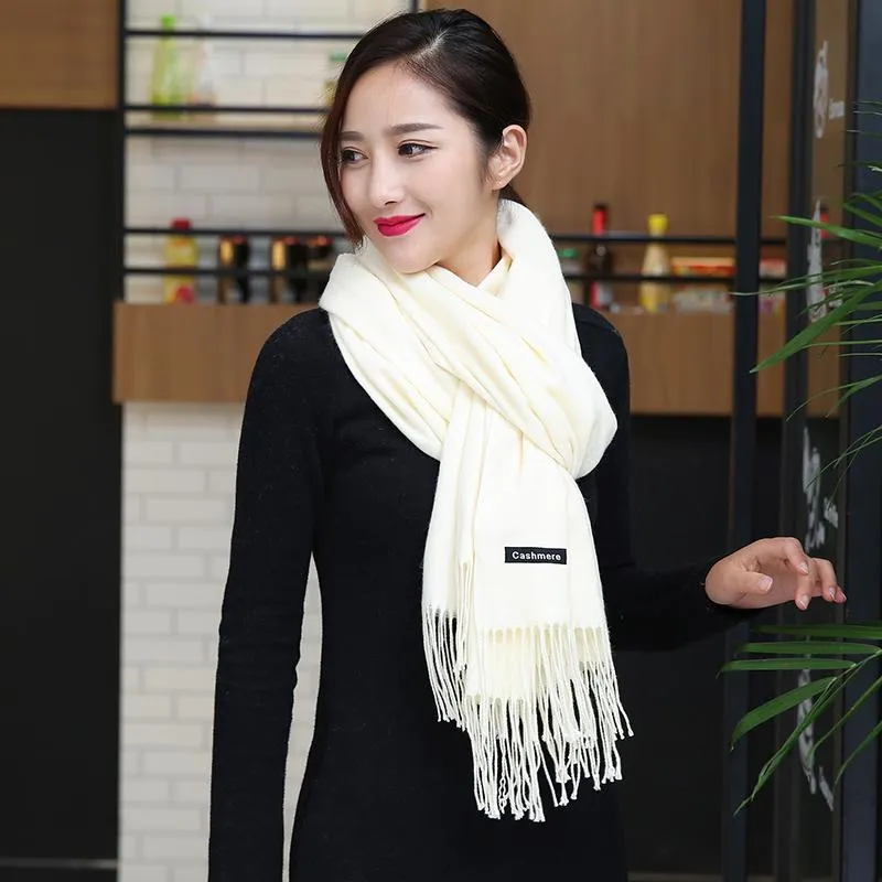 Winter Women Scarf Thin Shawls and Wraps Lady Long Cashmere Pashmina Cashmere Shawl Head Scarves
