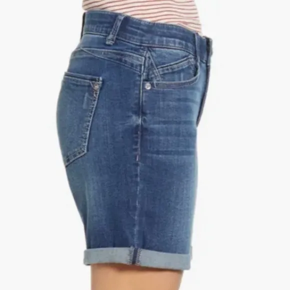 WIT &amp; WISDOM L8227YJC AB SOLUTION DENIM SHORTS 9” NEW