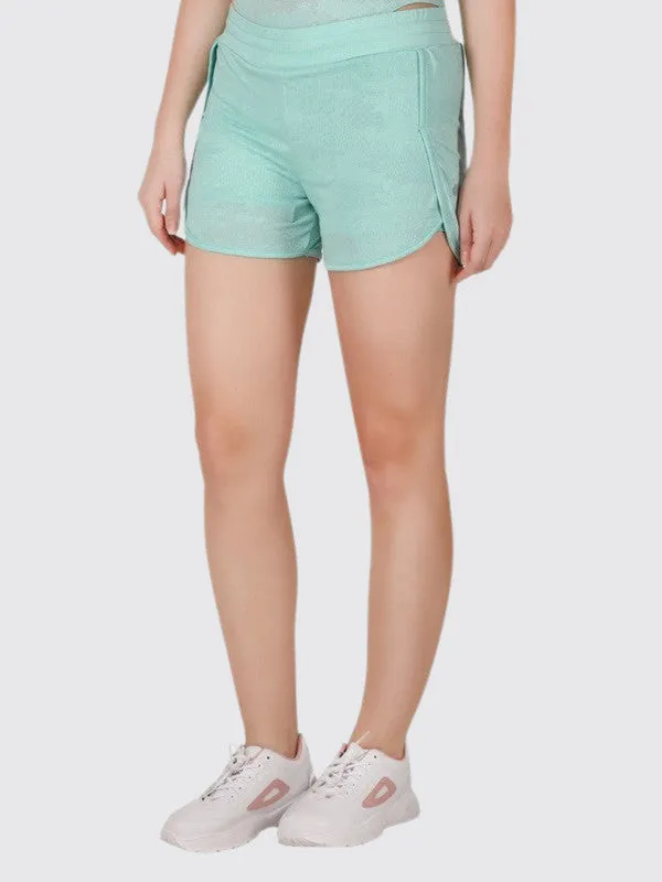 Women Aqua Solid Shorts ADVENTURE SHORT-AQ