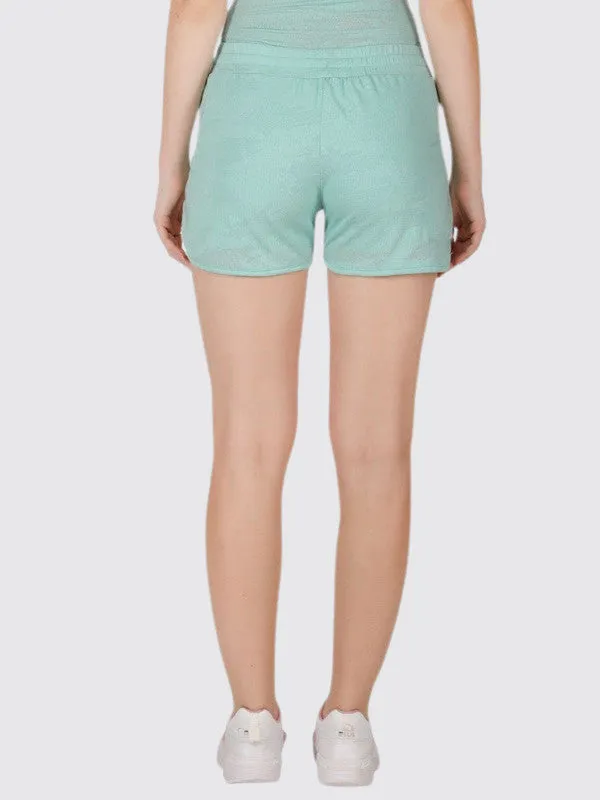 Women Aqua Solid Shorts ADVENTURE SHORT-AQ