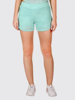 Women Aqua Solid Shorts ADVENTURE SHORT-AQ