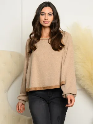 WOMEN'S LONG SLEEVE KNIT TOP