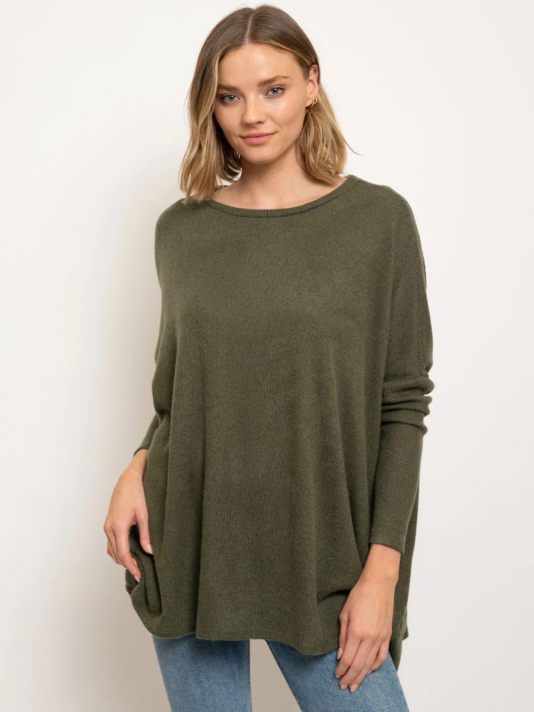 WOMEN'S LONG SLEEVE TUNIC TOP