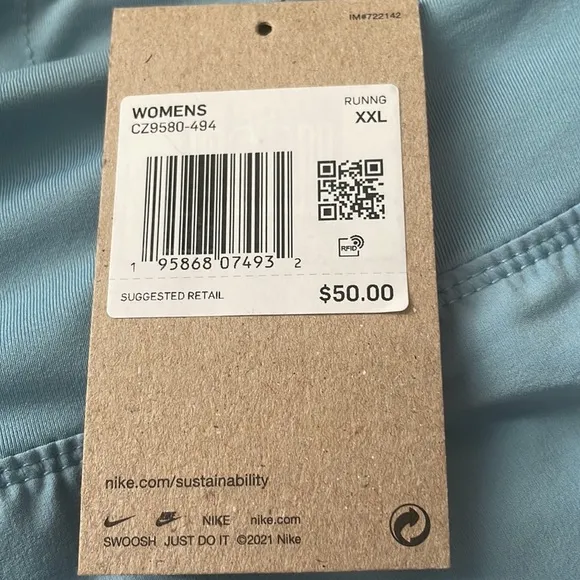 Womens New Nike Dri-Fit Running Shorts