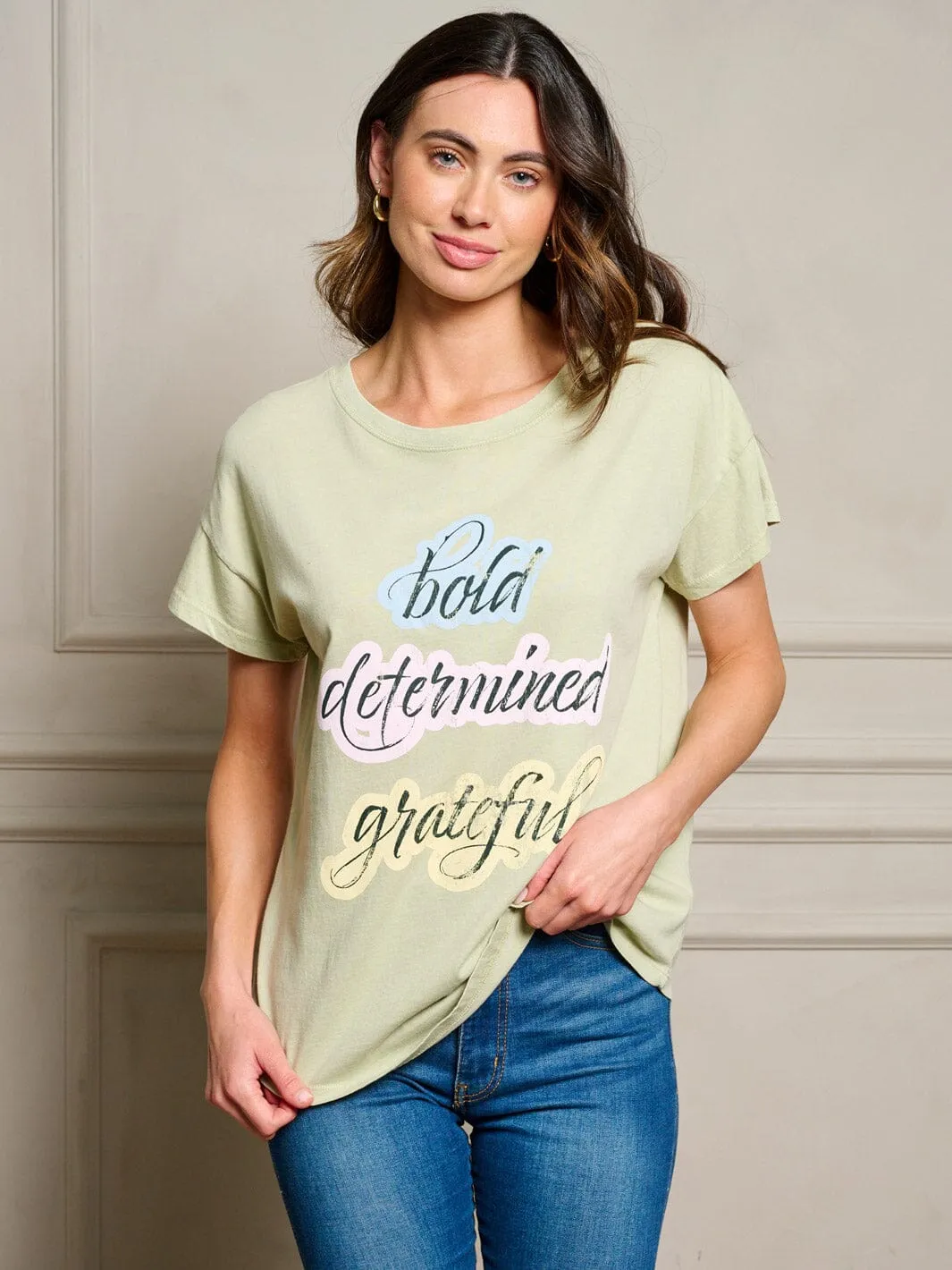 WOMEN'S SHORT SLEEVE GRAPHIC TOP