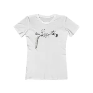 Womens Where the Ego Ends Yoga Shirt - Conscious Clothing - Mindfulness T-Shirts
