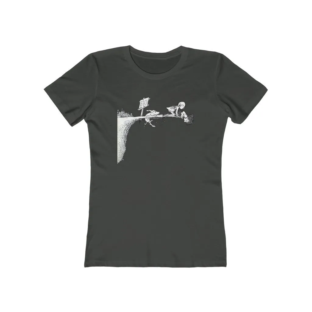 Womens Where the Ego Ends Yoga Shirt - Conscious Clothing - Mindfulness T-Shirts