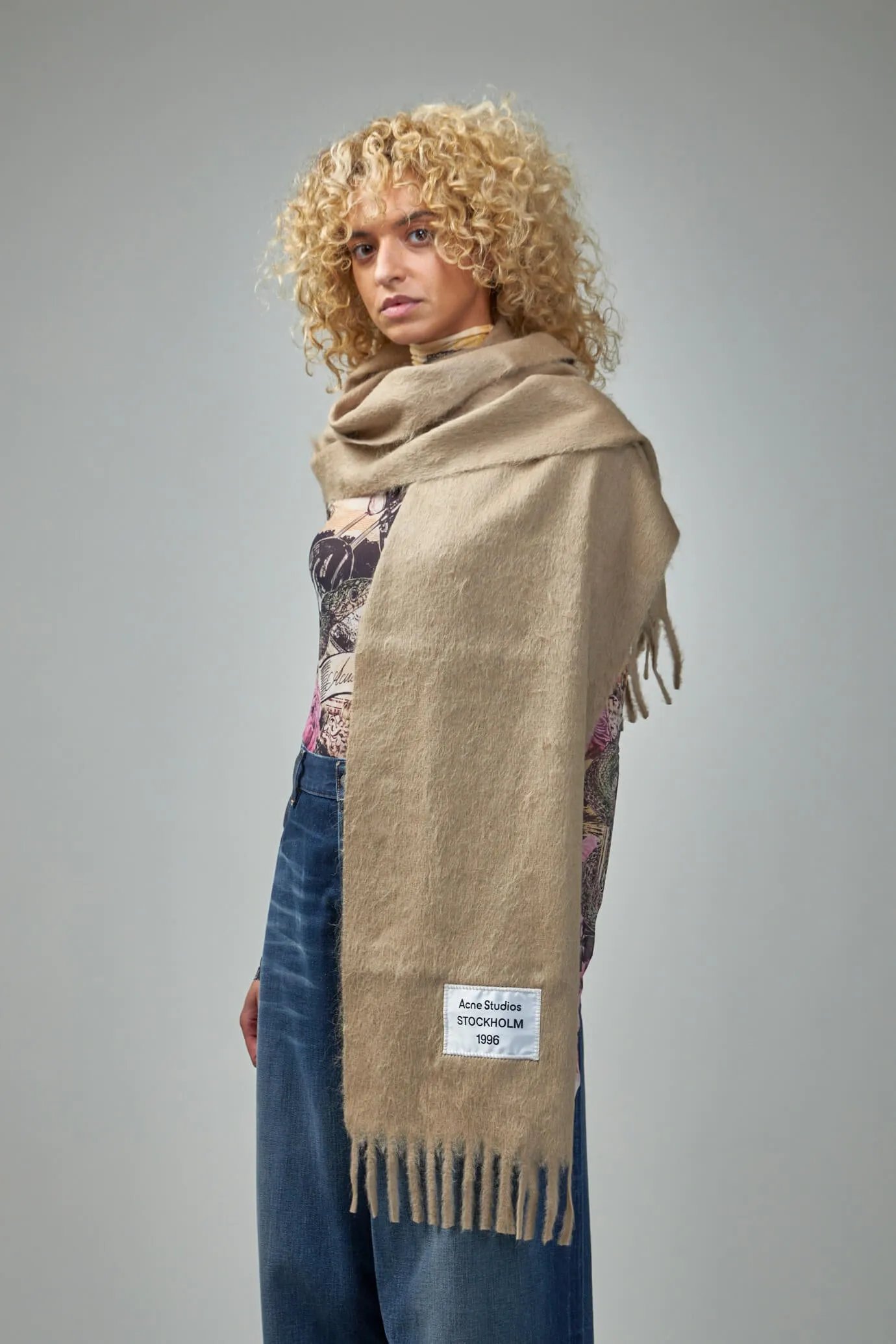 Wool Mohair Scarf