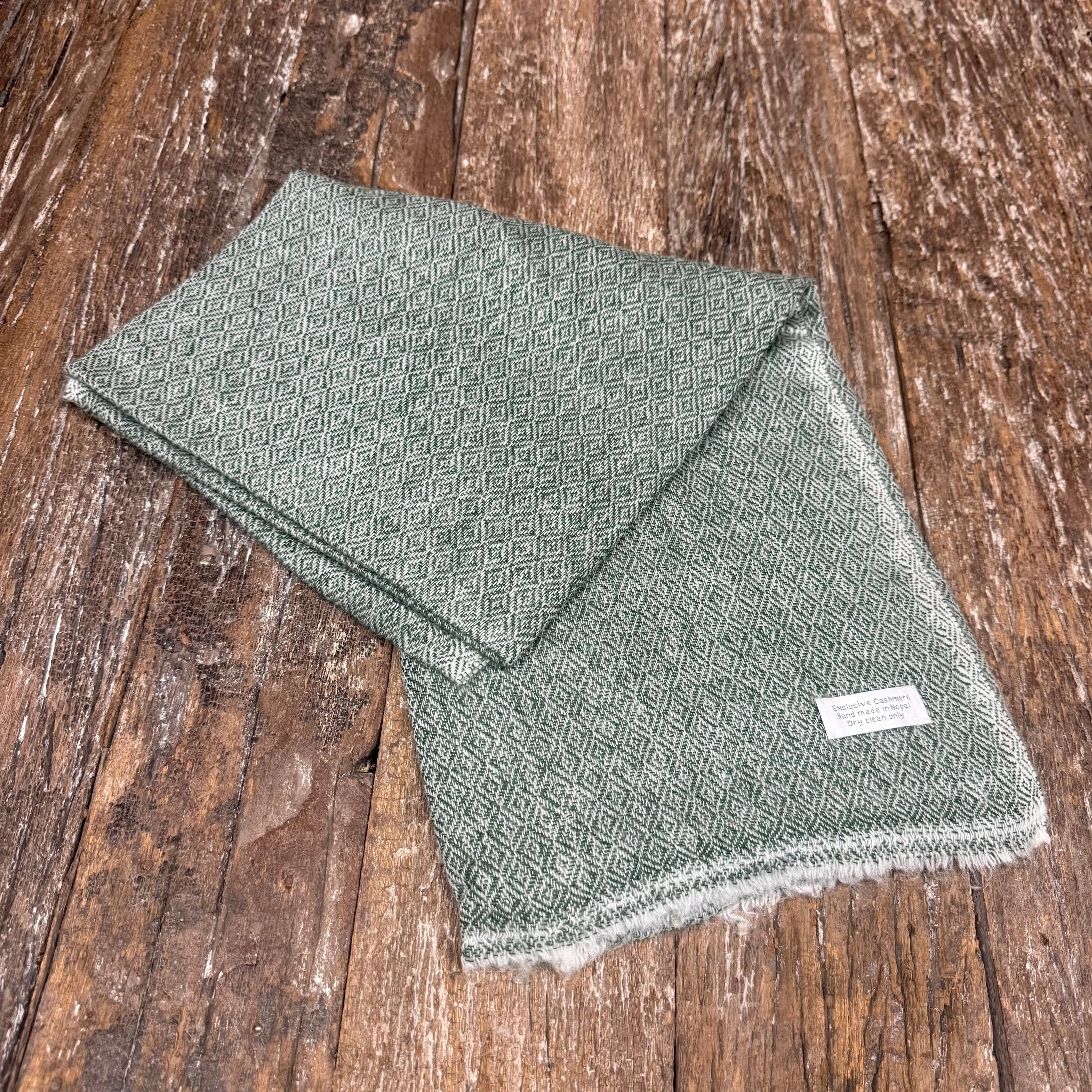 WOOL N CASHMERE BLEND SOFT SHAWLS 76X200CM
