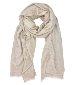 WOOL N CASHMERE BLEND SOFT SHAWLS OATMEAL