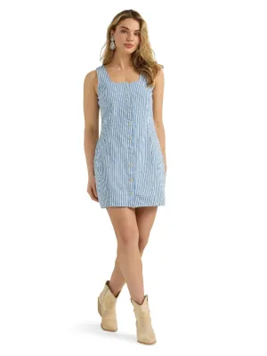 Wrangler Dress Womens Mini Pinstripe