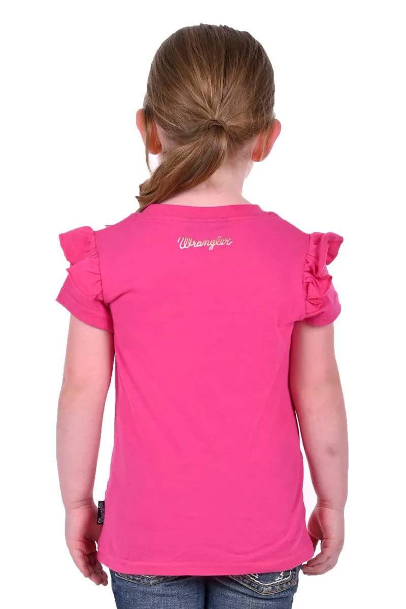 Wrangler Scout Girls SS Tee Pink