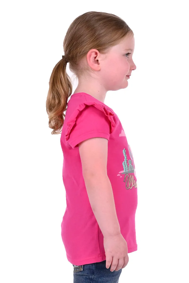 Wrangler Scout Girls SS Tee Pink