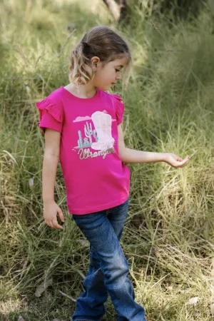 Wrangler Scout Girls SS Tee Pink