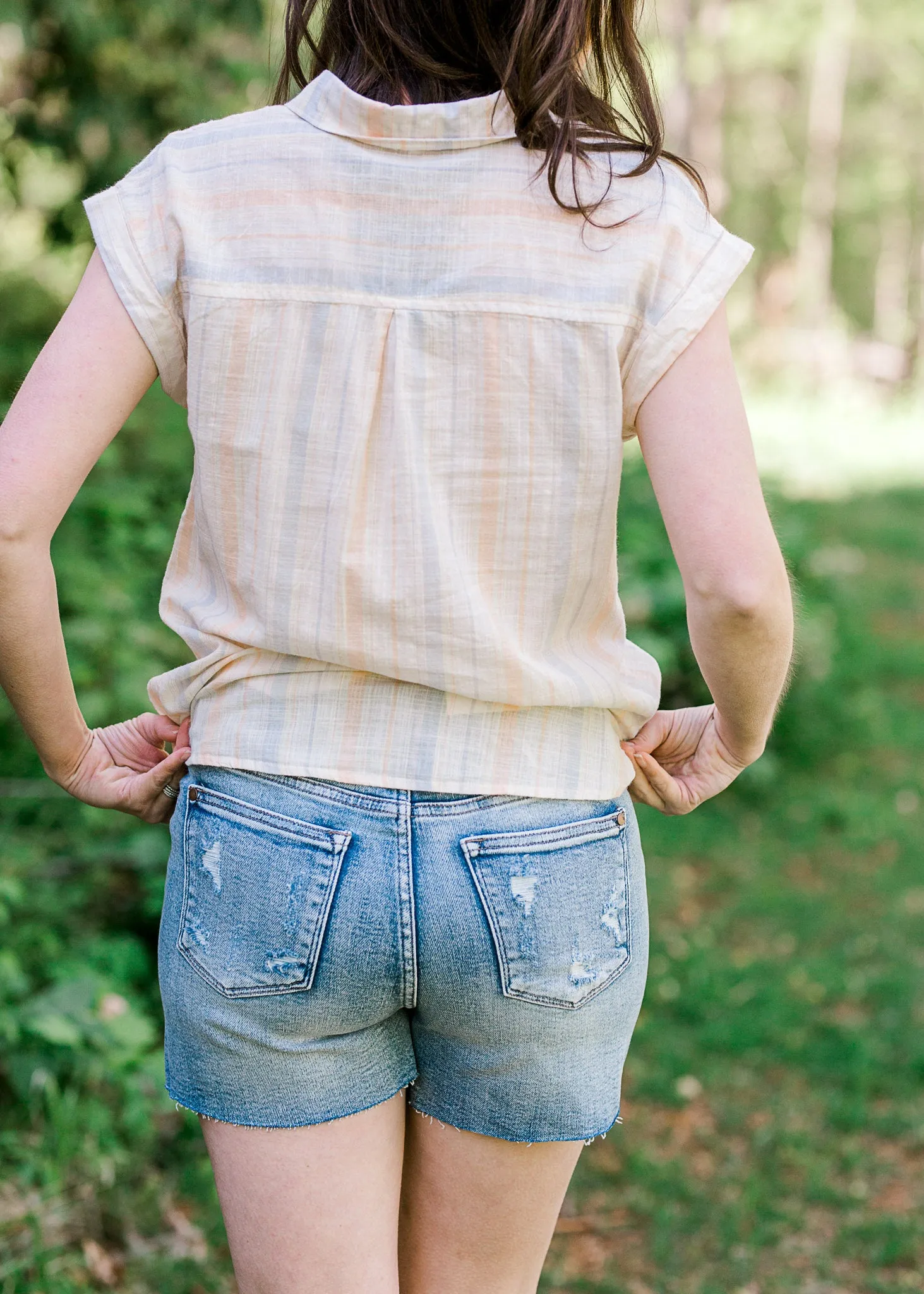 X Judy Blue Hi-Rise Destroyed Shorts