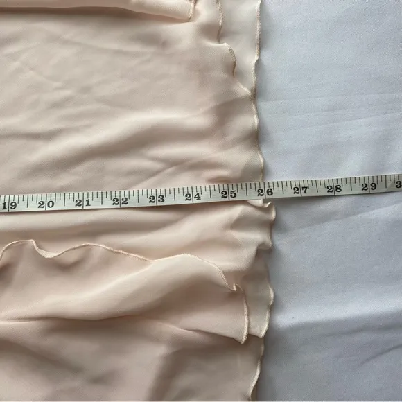 Y2K Linea Donatella Blush Sheer Babydoll  Chemise Size Large