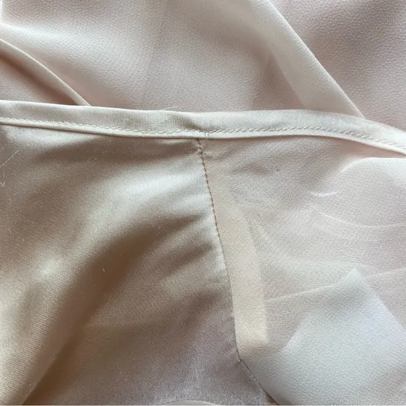 Y2K Linea Donatella Blush Sheer Babydoll  Chemise Size Large