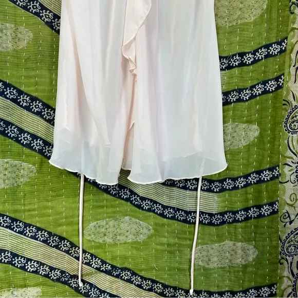 Y2K Linea Donatella Blush Sheer Babydoll  Chemise Size Large