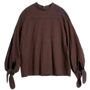 YMC Rush Top Burgundy Multi