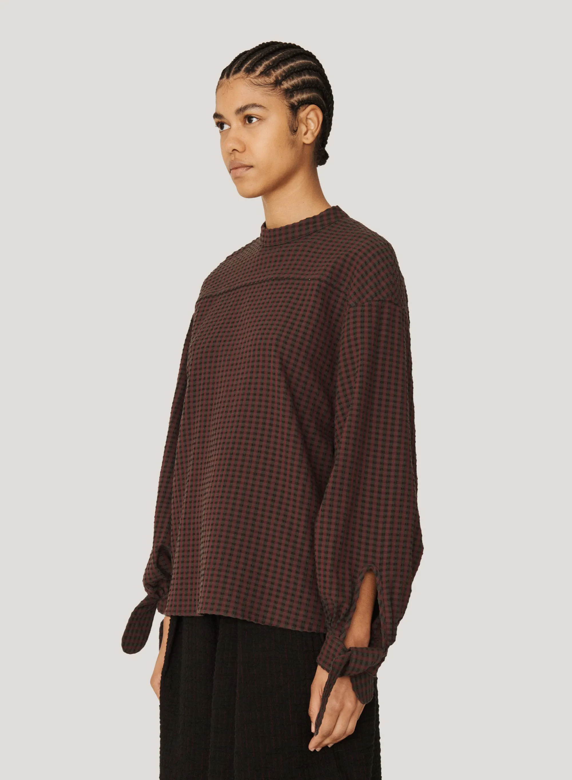 YMC Rush Top Burgundy Multi