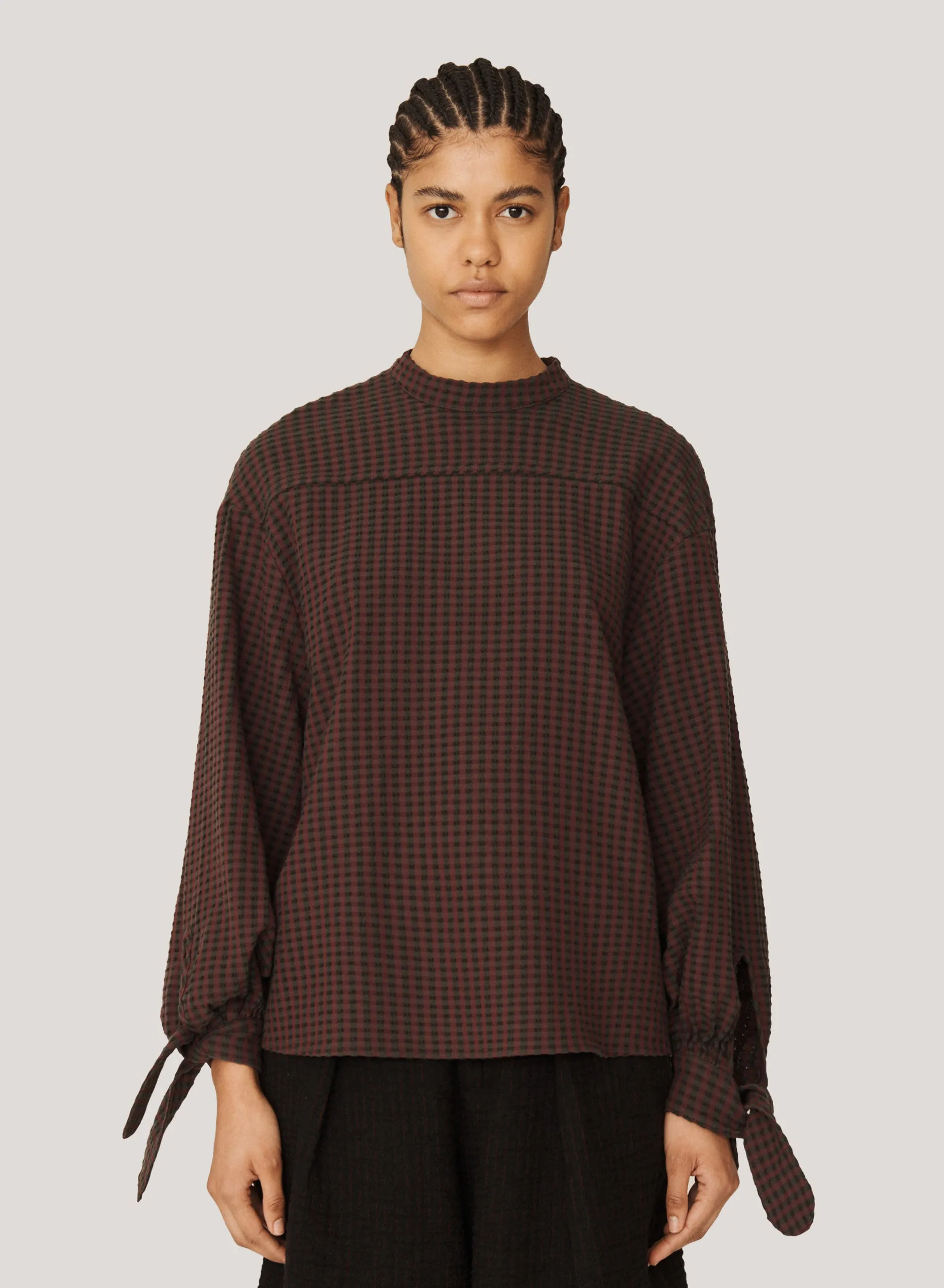 YMC Rush Top Burgundy Multi