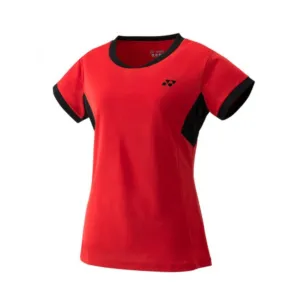 Yonex YW0010EX Women's Team Crew Shirt [Red]