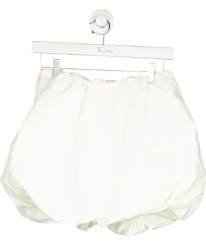 ZARA White Balloon Mini Skirt UK XS