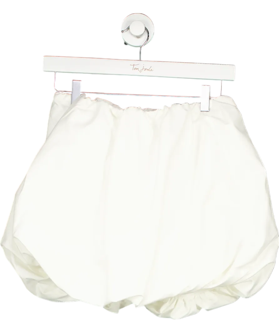 ZARA White Balloon Mini Skirt UK XS
